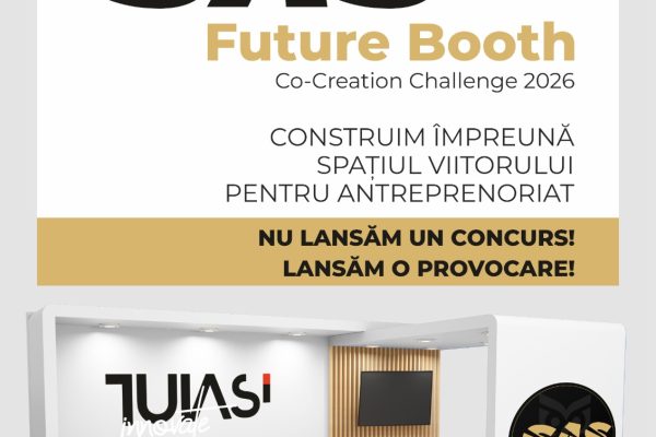 Proiect JAR2025_106: Lansarea provocării creative SAS Future Booth – Co‑creation Challenge la TUIASI